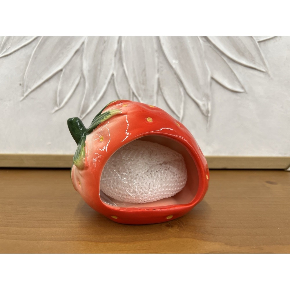 Strawberry Scrubby Holder